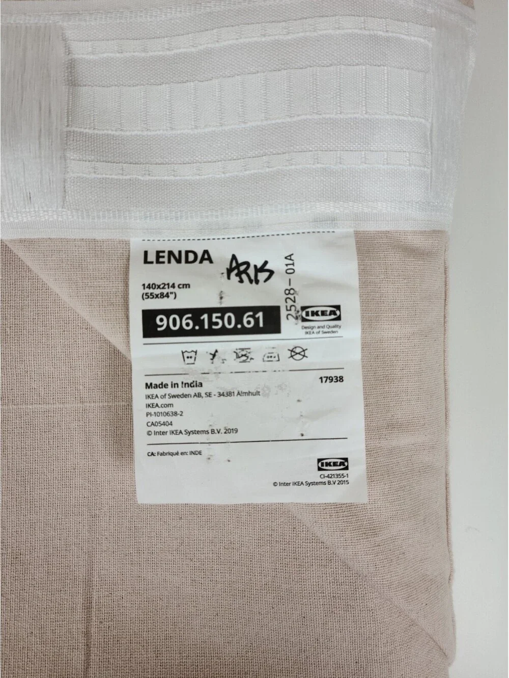 Ikea Pink Lenda Curtains